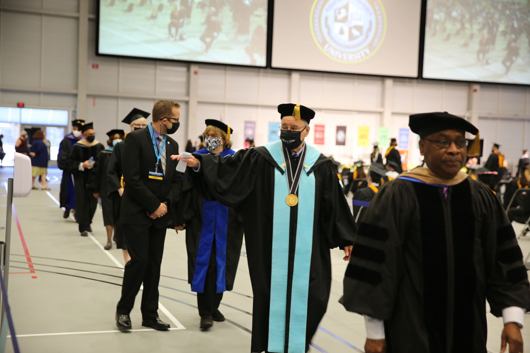 Stockton University commencement Tuesday, May 11, 2021 at the Galloway Township campus